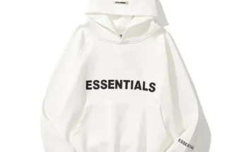 White Essentials Hoodie