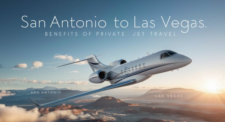 San Antonio to Las Vegas: Benefits of Private Jet Travel