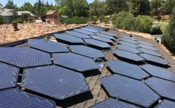 Solar battery installation