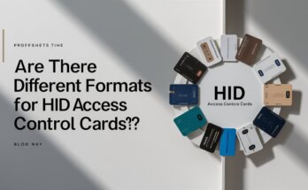 Are there different formats for HID access control cards?