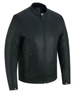 Mens Leather Motorcycle Jacket