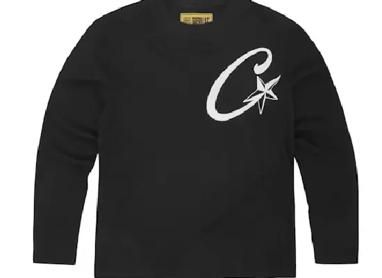 Corteiz-C-Starz-Waffle-Sweatshirt-Black