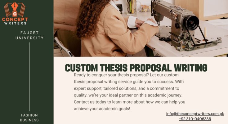 Custom Thesis Proposal Writing