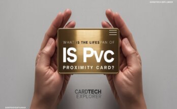 What is the lifespan of an ISO PVC proximity card?