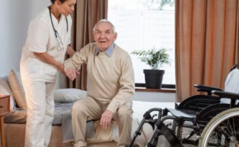 home Health care by a Nurse