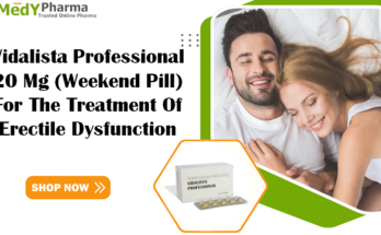 Vidalista Professional 20 Mg (Weekend Pill) For The Treatment of Erectile Dysfunction