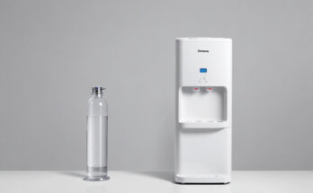 water dispenser with bottle water