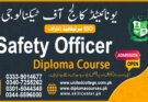 Safety Officer course in Rawalpindi